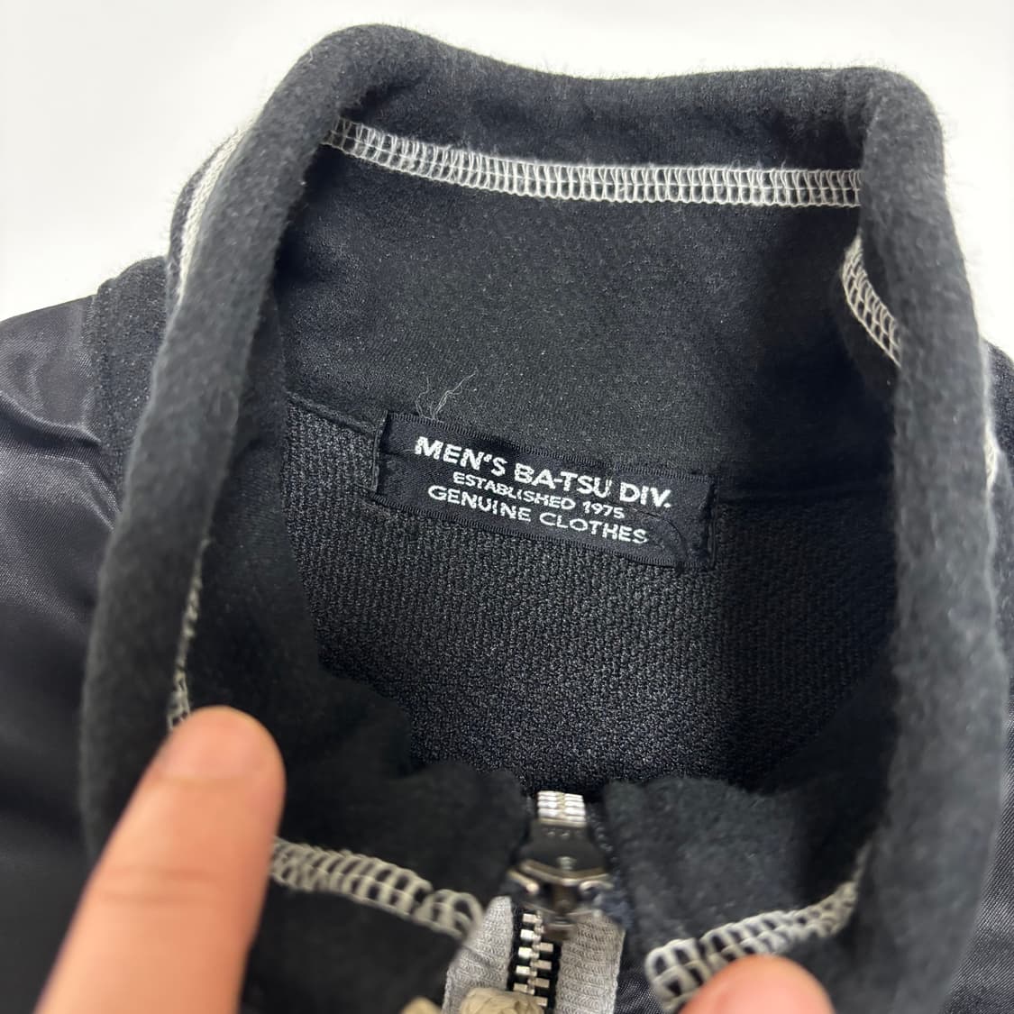 맨즈 바츠(MEN'S BA-TSU) 아카이브 하프 집업 풀오버 상품이미지2