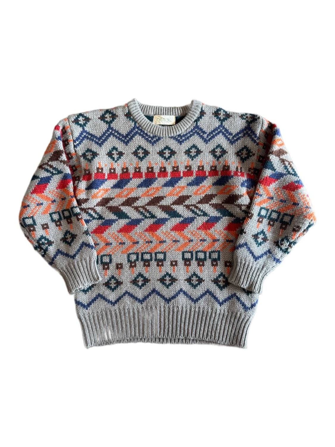Vintage nordic wool sweater 상품이미지1