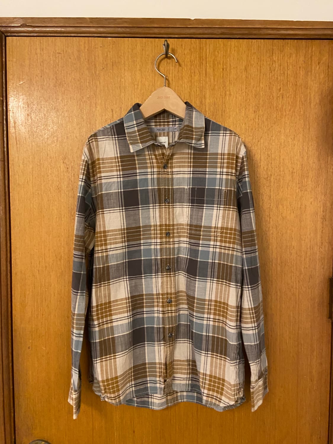 시리즈 체크 남방 셔츠 상품이미지1