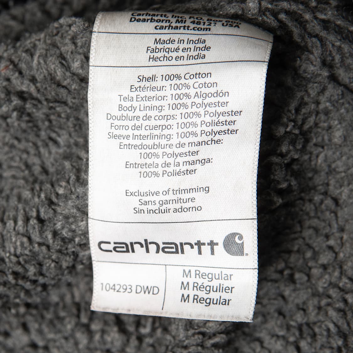 [115] 칼하트 104293 쉐르파 라인드 필드자켓 덕 워시드  상품이미지8