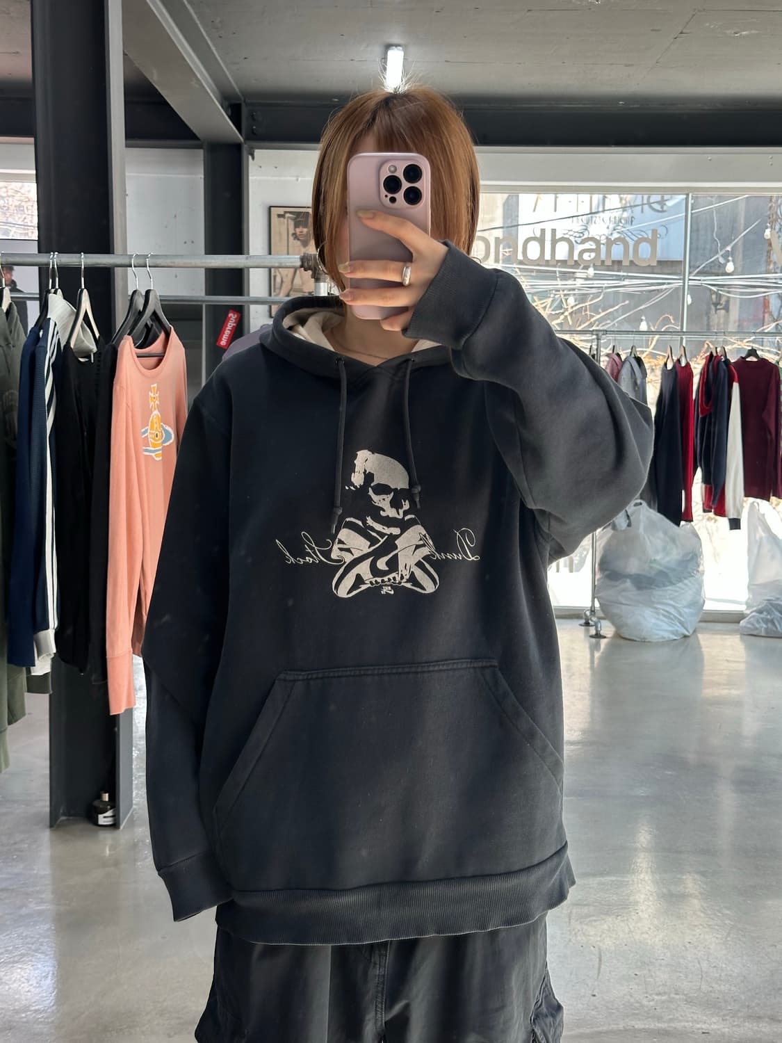 나이키 스컬로고 후드티 상품이미지1