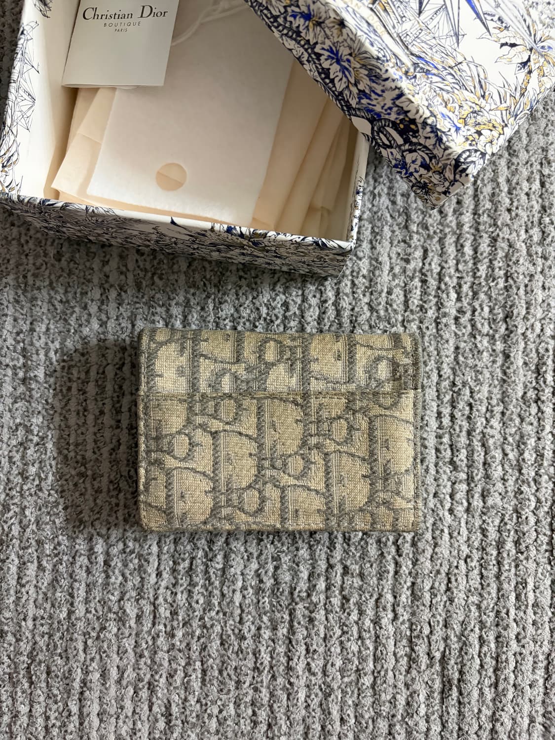 디올 오블리크 새들 카드지갑 상품이미지3