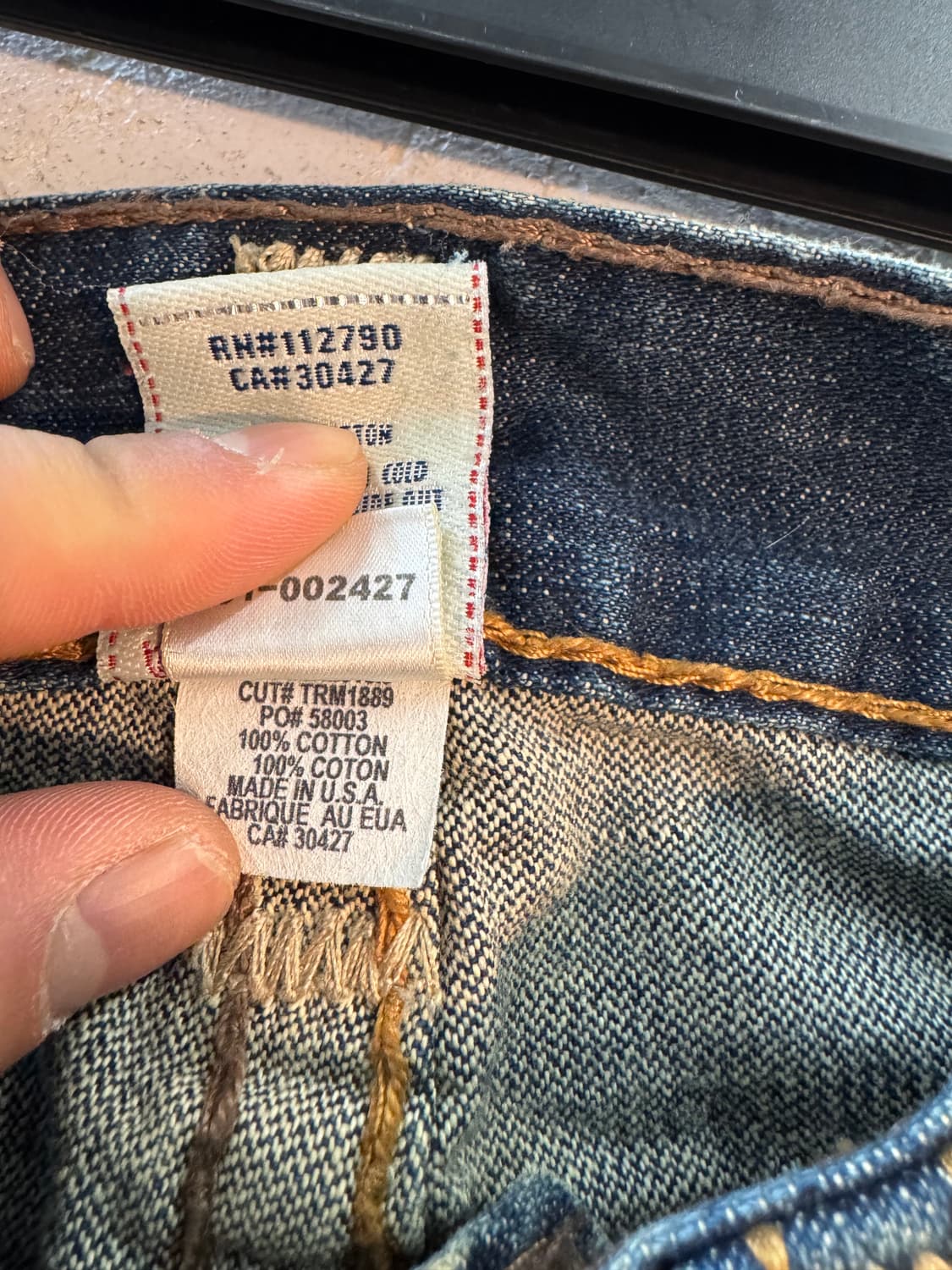 트루릴리전 h2k 조이 수퍼 T 데님 30 상품이미지7