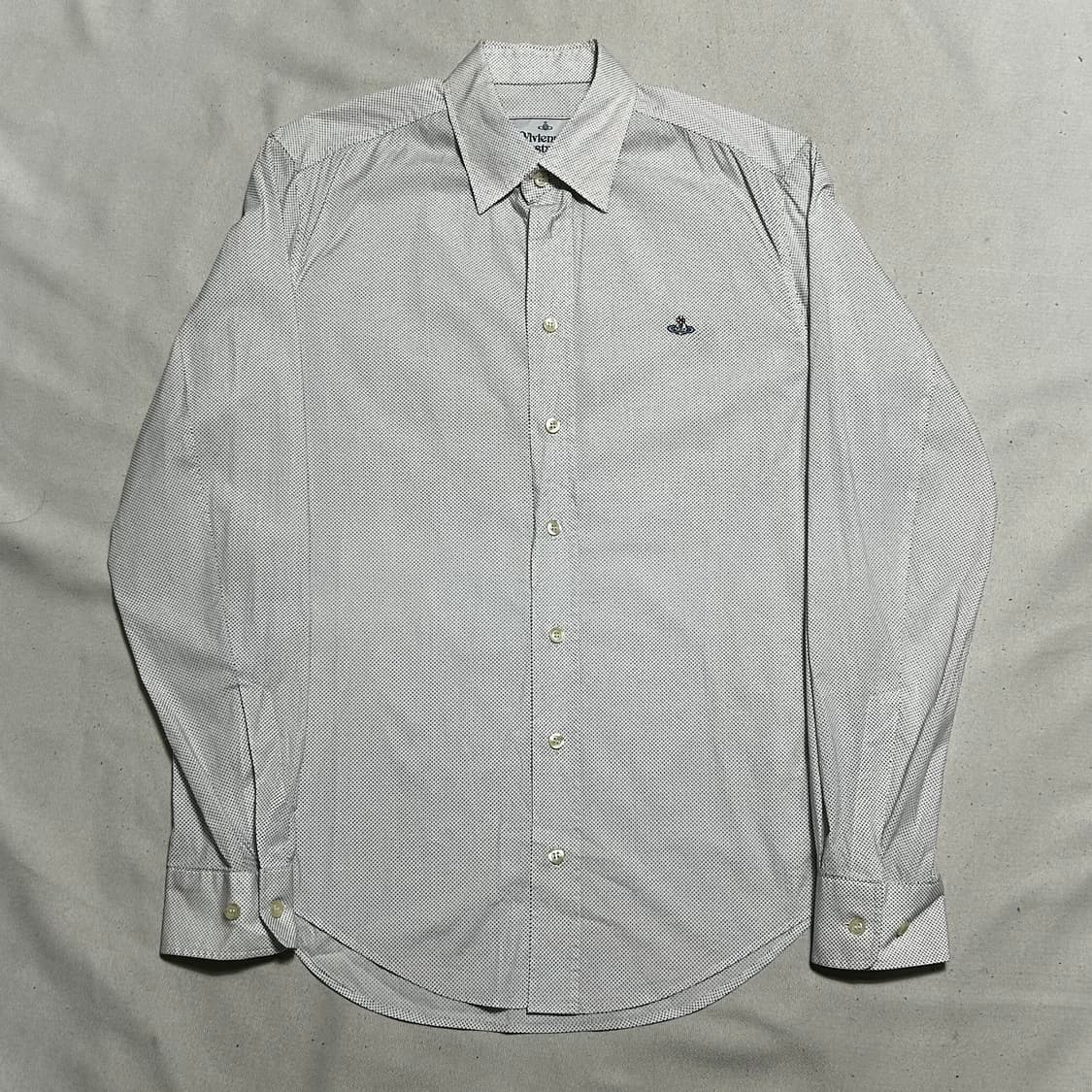 1 비비안웨스트우드 도트 패턴 코튼 셔츠 상품이미지2