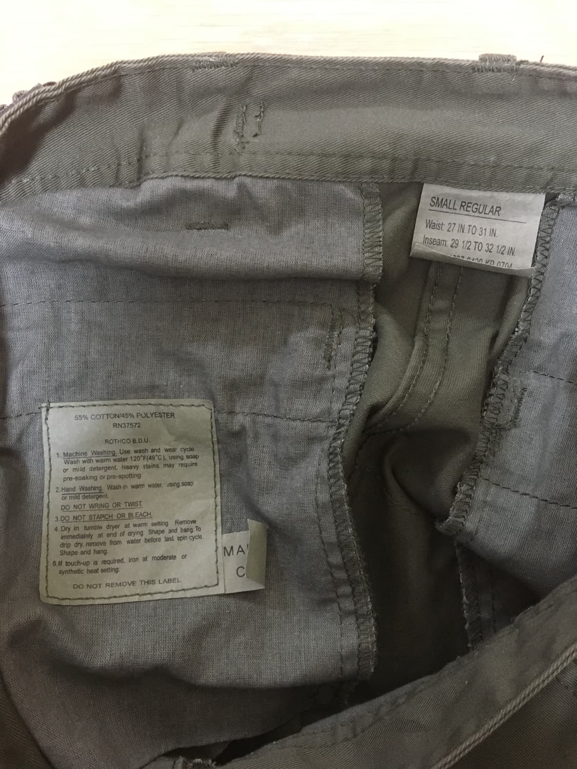 로스코 bdu 팬츠 올리브 상품이미지3