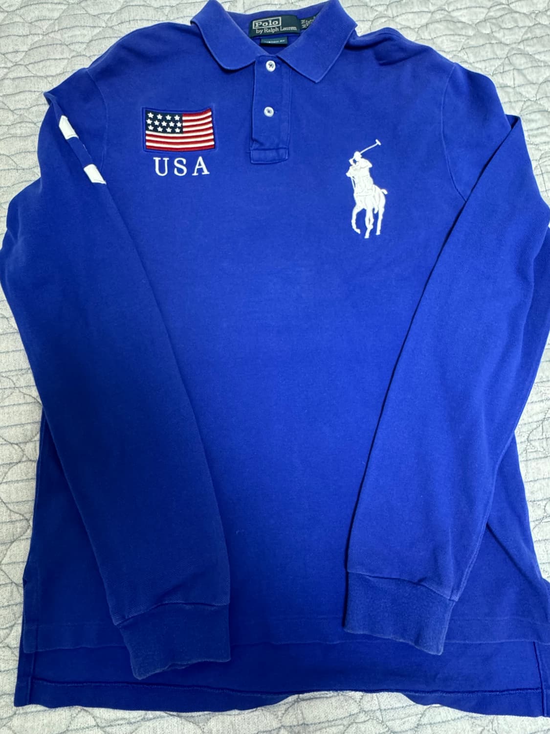 폴로 랄프로렌 성조기 빅포니 티셔츠 상품이미지1