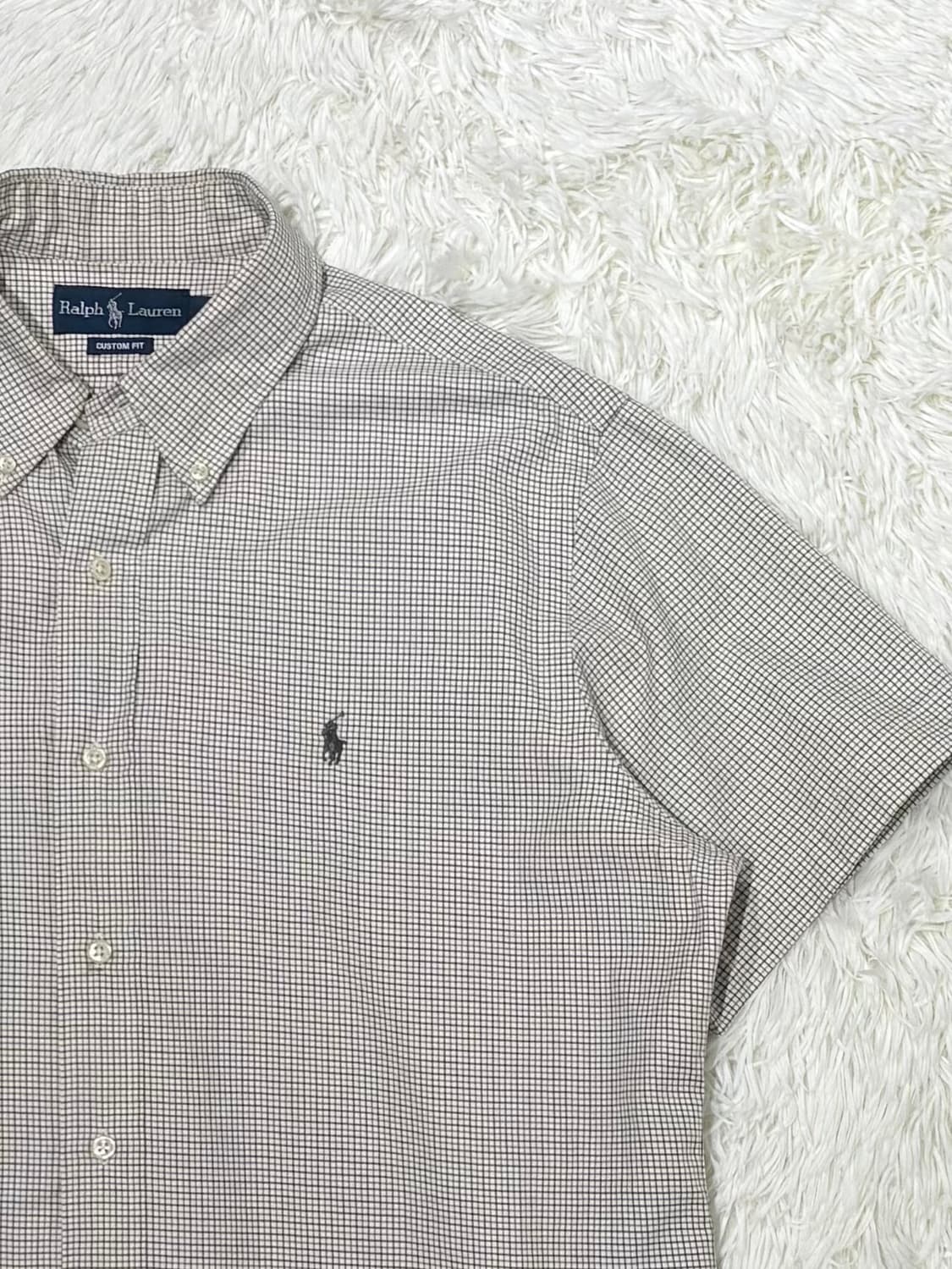 폴로랄프로렌 그레이포니 체크 반팔 셔츠 상품이미지5