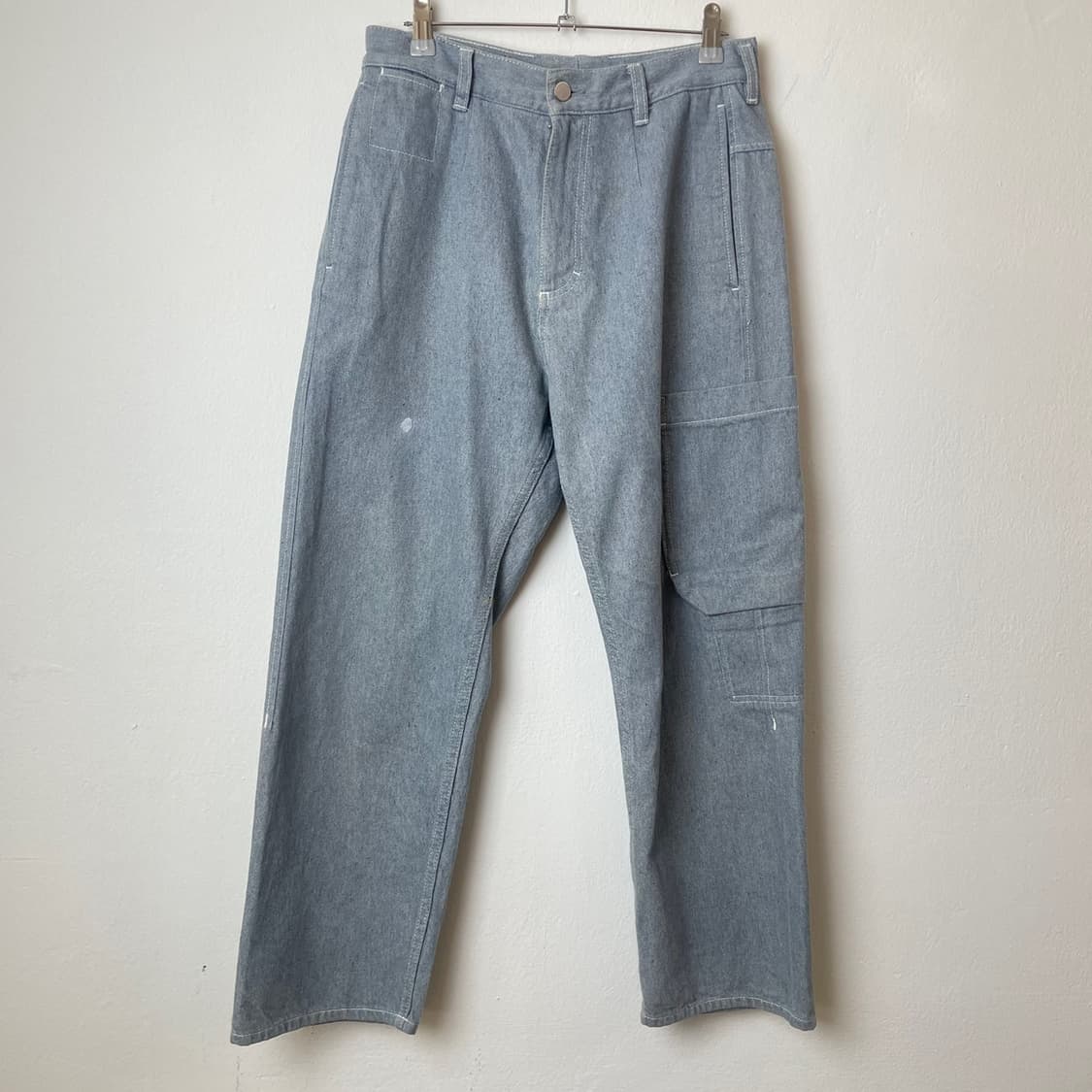 코스 COS 라이트 블루 오가닉 데님 카고 팬츠 29 상품이미지1