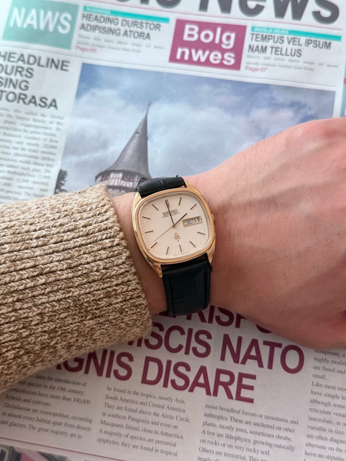 Seiko 세이코 Load Quartz 데이 데이트 상품이미지5