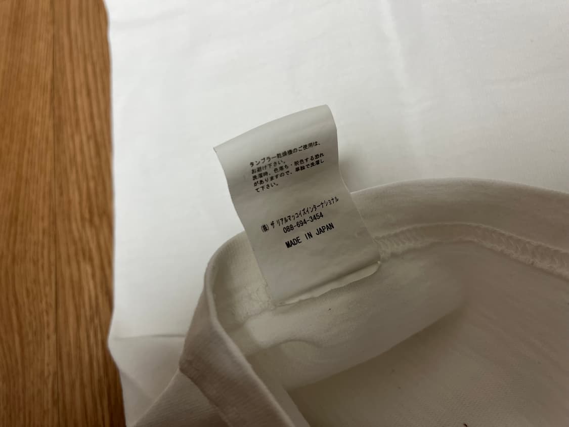 The Real McCoy’s 리얼 맥코이 반팔 티셔츠 Sz.38 상품이미지9