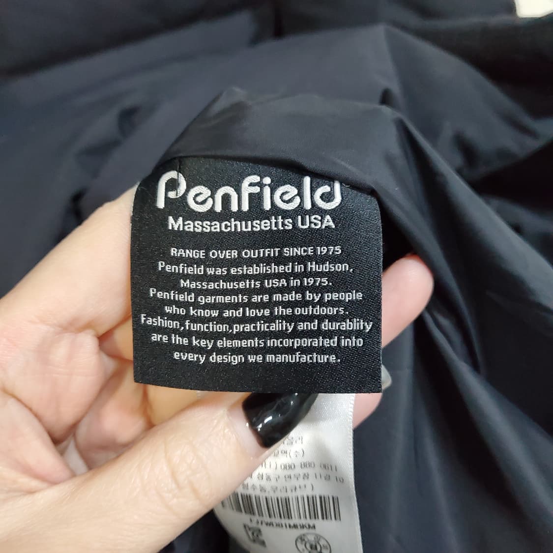 팬필드 남성 구스다운 롱패딩  상품이미지8