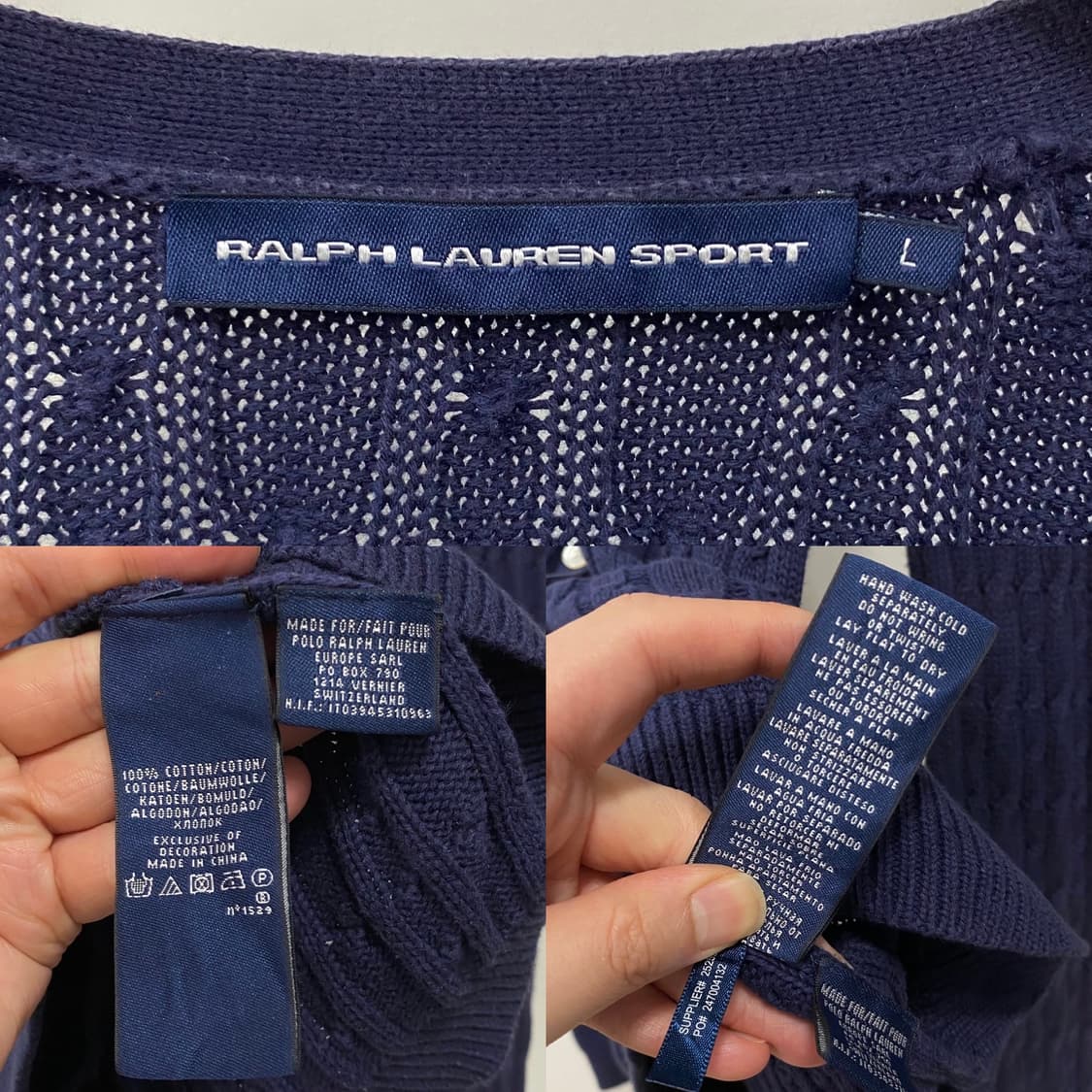 폴로 랄프로렌 코튼 케이블 가디건 상품이미지6