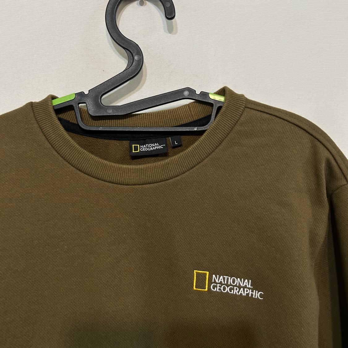 내셔널지오그래픽 남성 기모 맨투맨 100  상품이미지2
