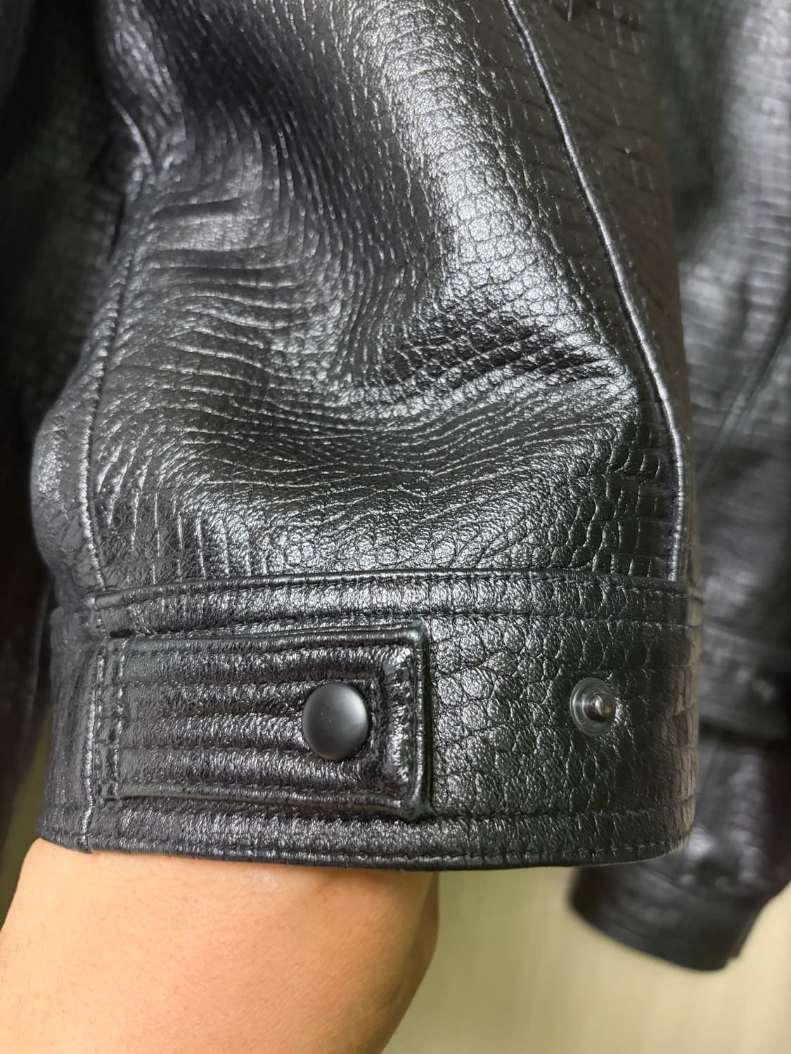 [48] 엘무드 카이만 램스킨 트러커 자켓 상품이미지3