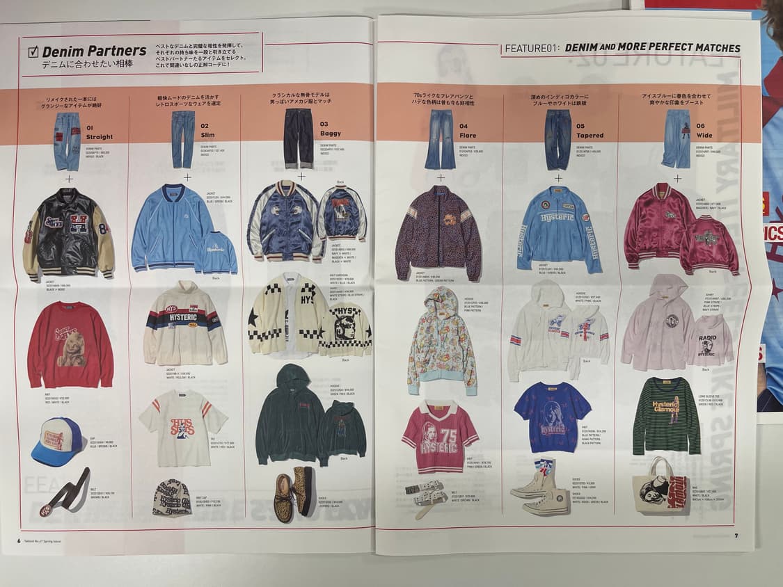 히스테릭글래머 시즌 매거진 브로셔 A 세트 HYSTERIC GLAMOUR 상품이미지3