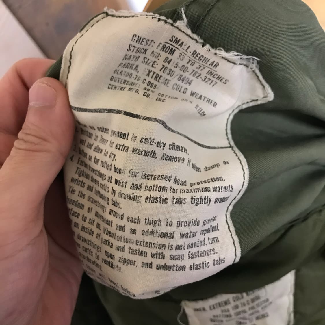 M65 오리지널 개파카 자켓 상품이미지7