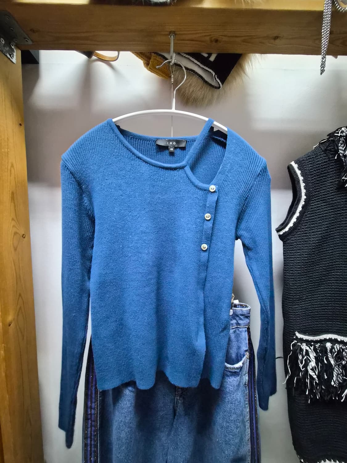 이로 포인트  골지니트. 자라와이드팬츠 상품이미지2