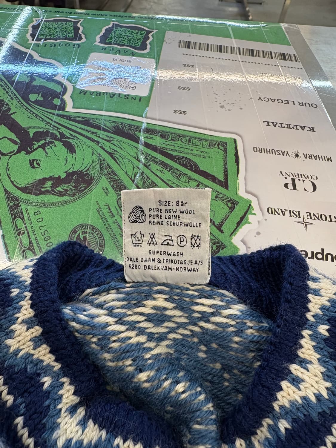 데일 오브 노르웨이 노르딕 울 니트 스웨터 상품이미지4