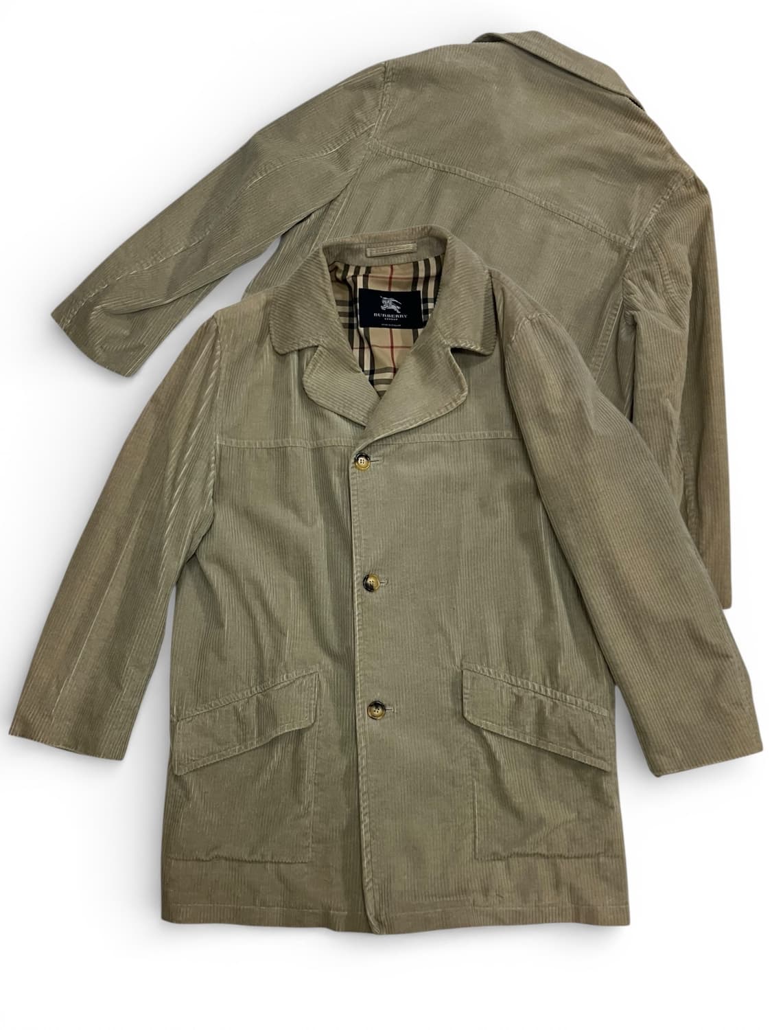 버버리 코듀로이 자켓 105 상품이미지1