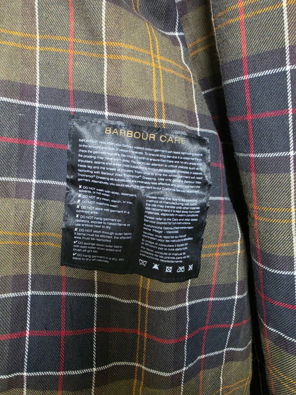 바버 클래식 뷰포트 왁스 자켓 105 (새상품급) 상품이미지6