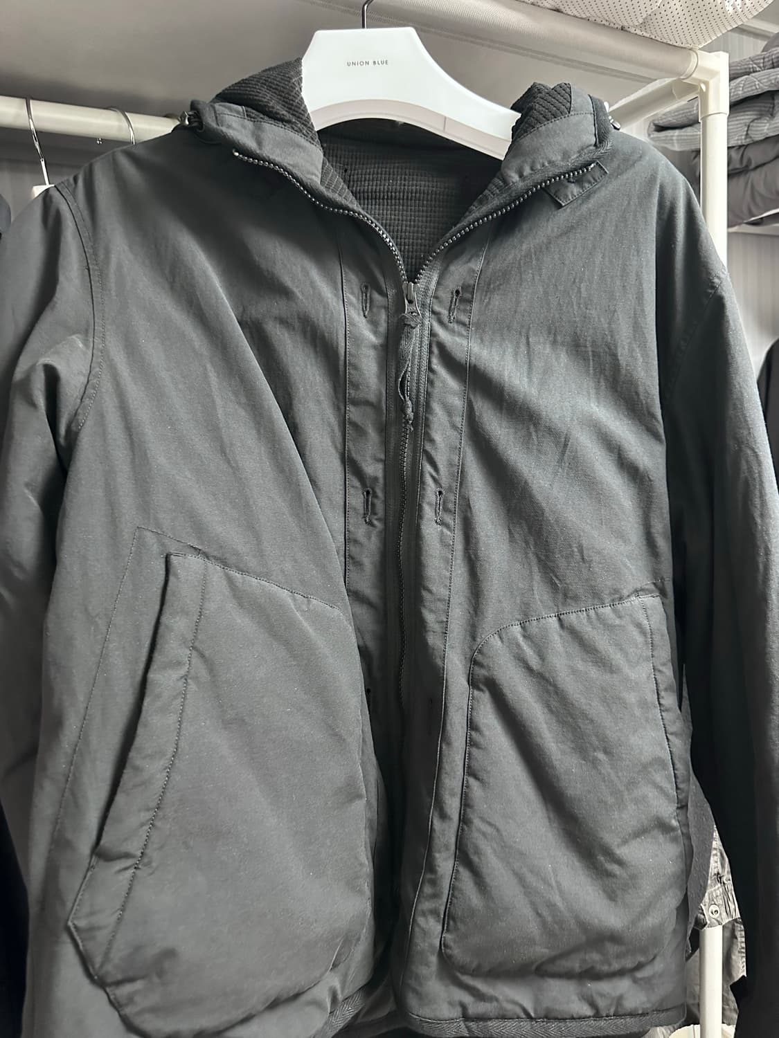 유니온블루 인슐 자켓 블랙 M 상품이미지3