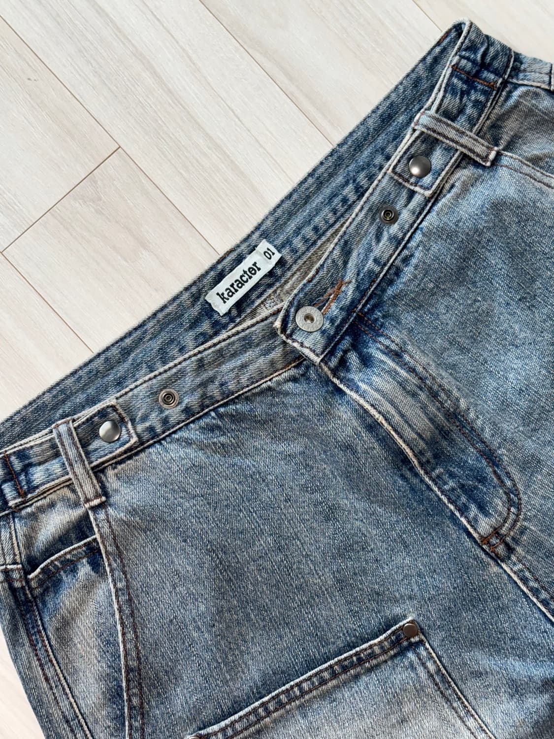 카락터 더블니 팬츠 01사이즈 상품이미지2