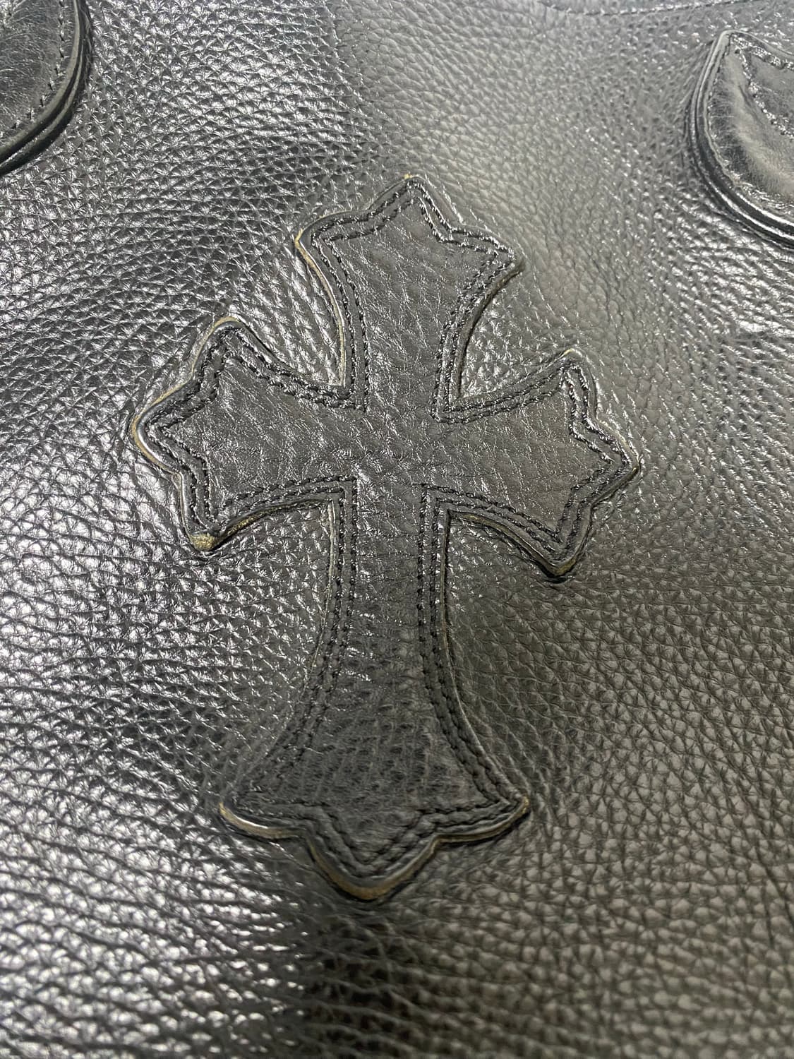 크롬하츠 크로스 패치 FS 레더 토트백 상품이미지3