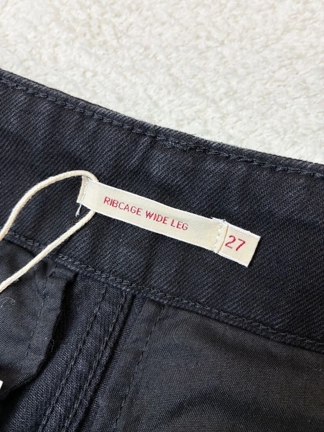 리바이스 립케이지 와이드 블랙 데님 팬츠 PN5978 상품이미지9