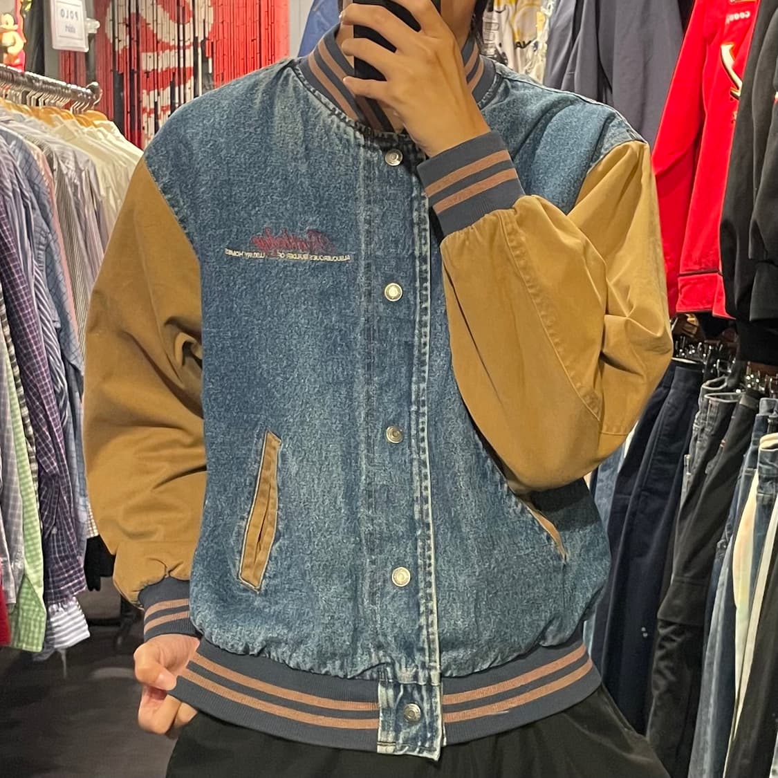[IM] VTG  데님 바시티 자켓 상품이미지2