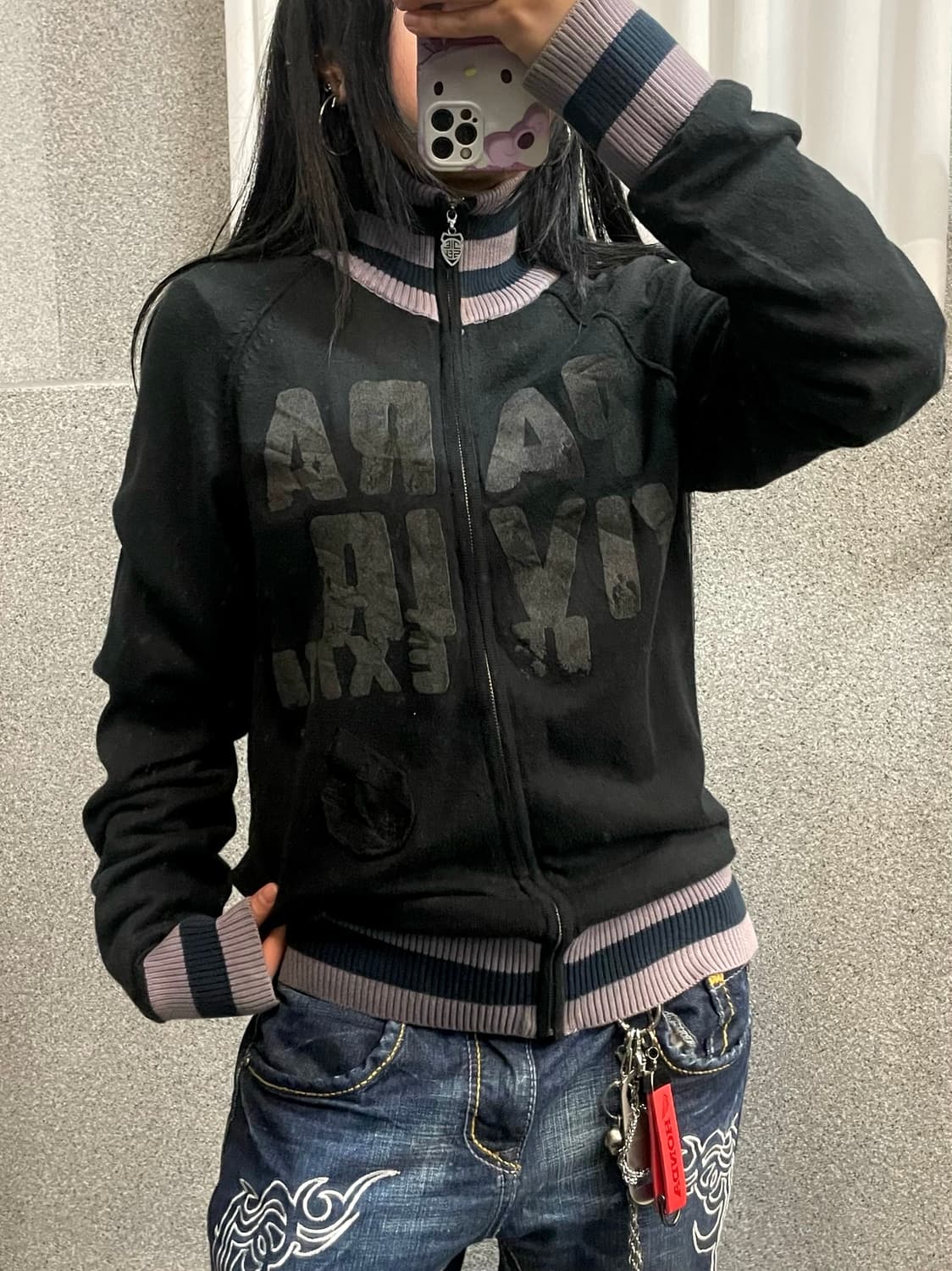 DIESEL knit zip-up 상품이미지1