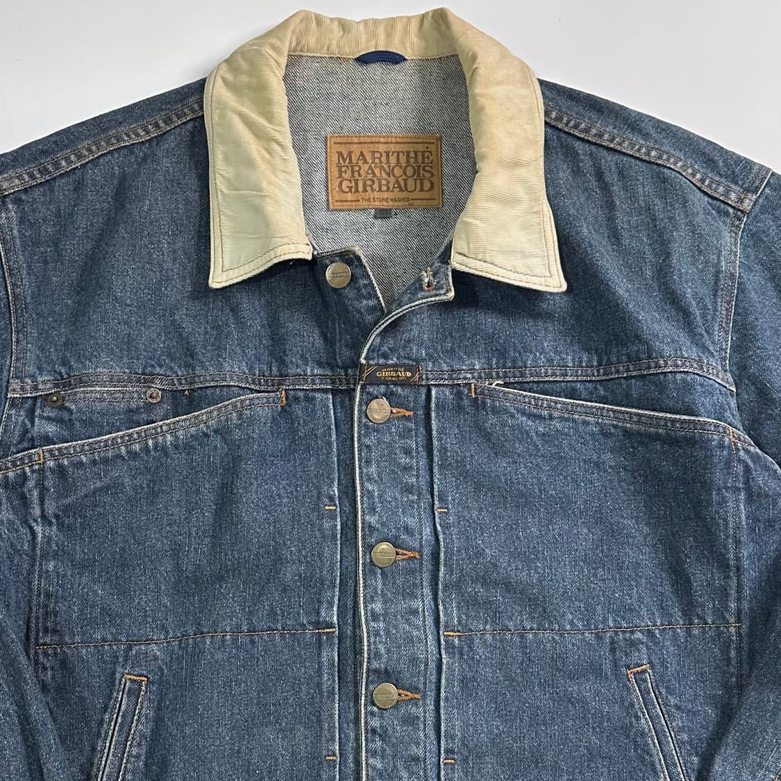00s 마리떼프랑소와저버 스톤워시 데님 자켓  상품이미지2