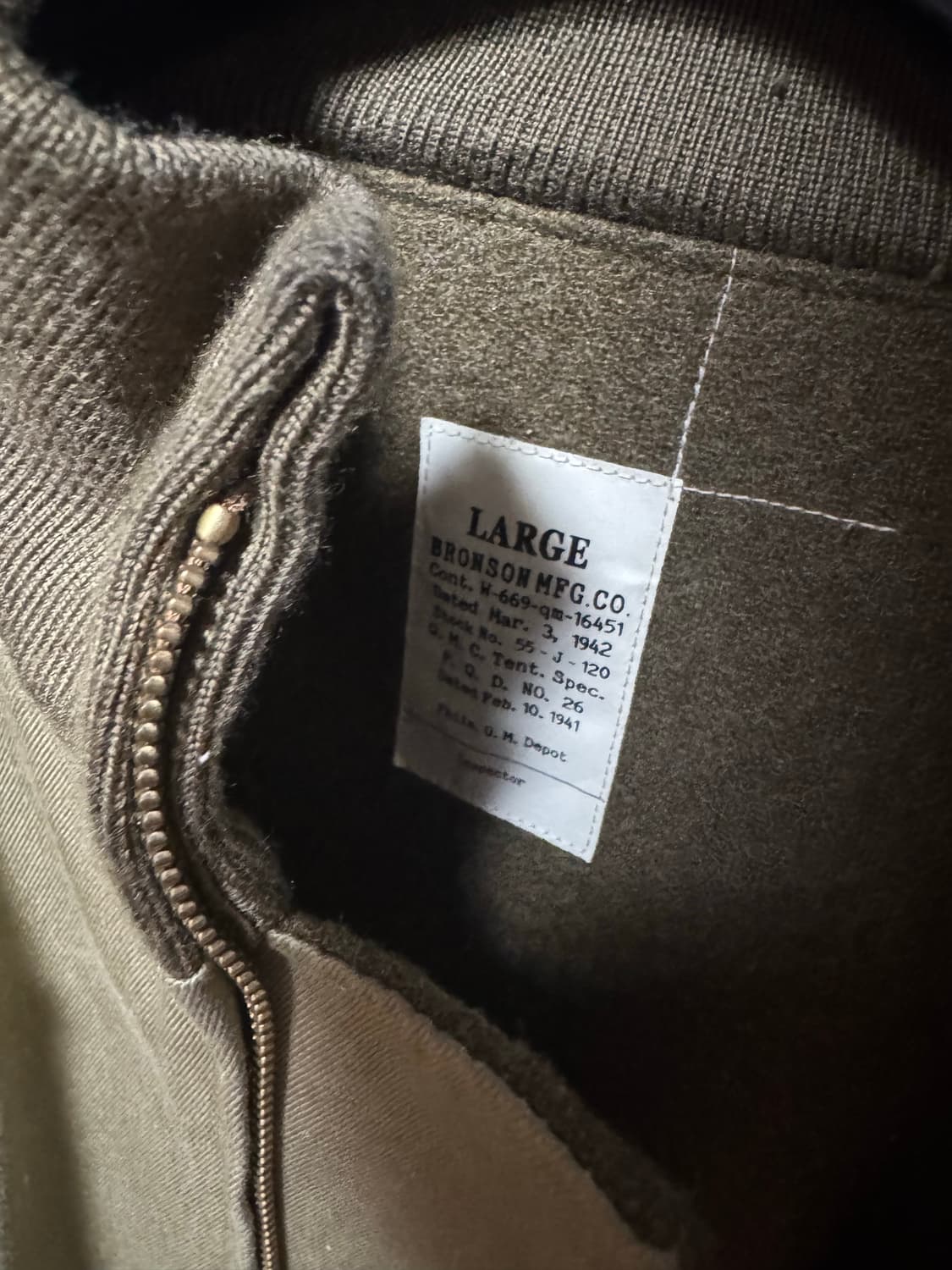 브론슨 택시드라이버 탱커자켓 L 상품이미지3