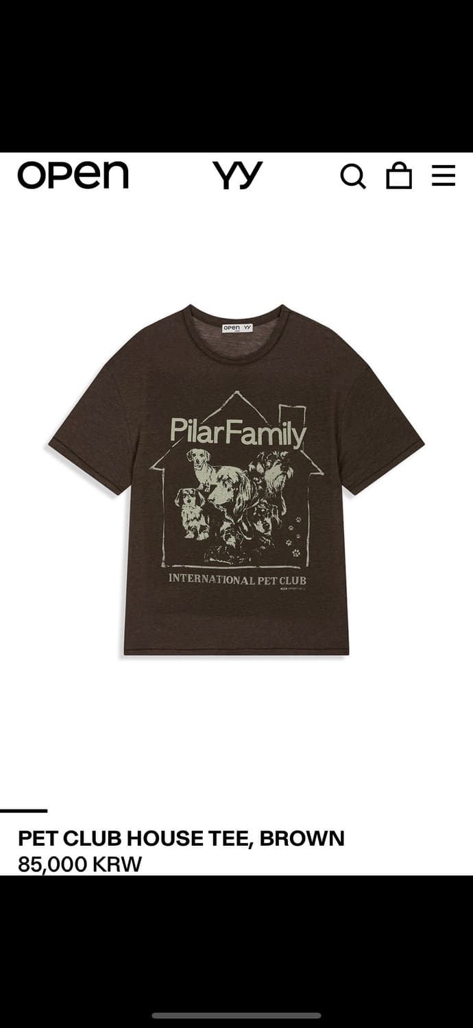 openyy 오픈와이와이 PET CLUB HOUSE TEE 상품이미지1