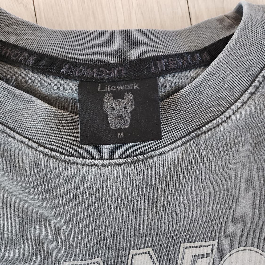 라이프워크 워싱 반팔티●남녀공용●표기사이즈 M (90~100가능) 상품이미지4