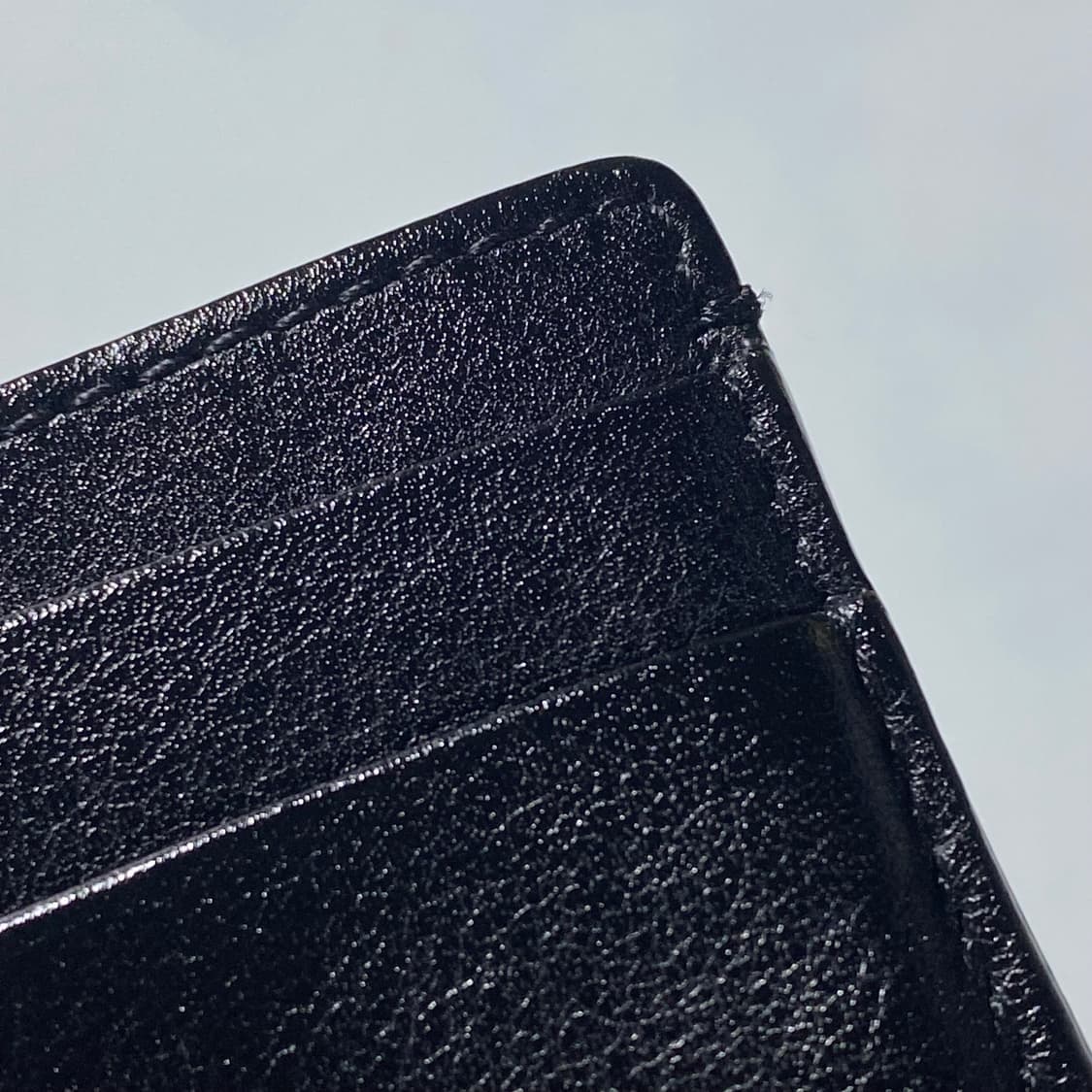 [정품] 베르사체 메두사헤드 금장플레이트 램스킨 카드지갑 상품이미지5