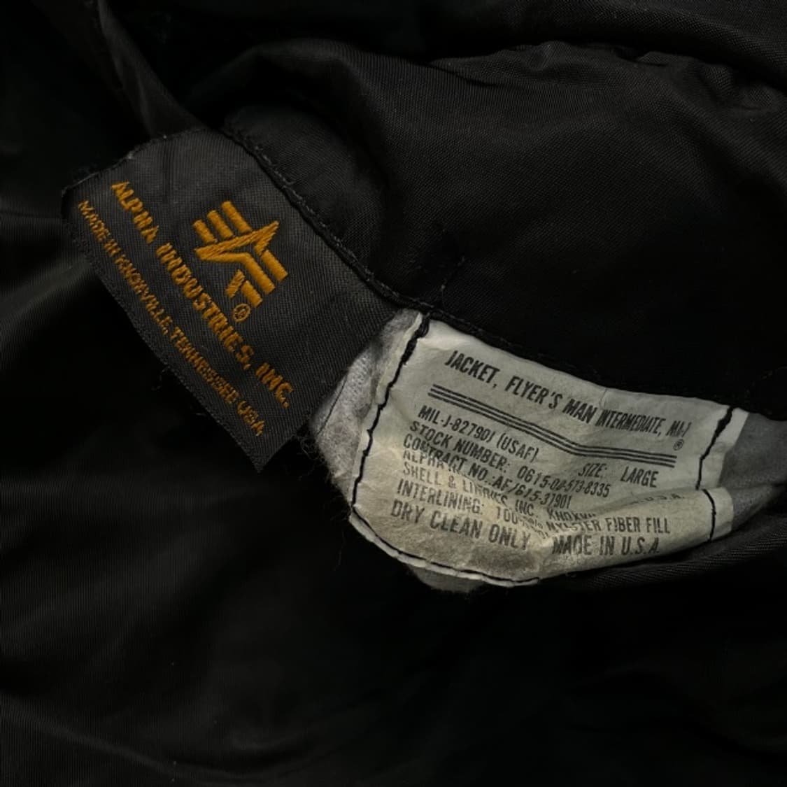 100 알파인더스트리 MA-1 항공점퍼  상품이미지3
