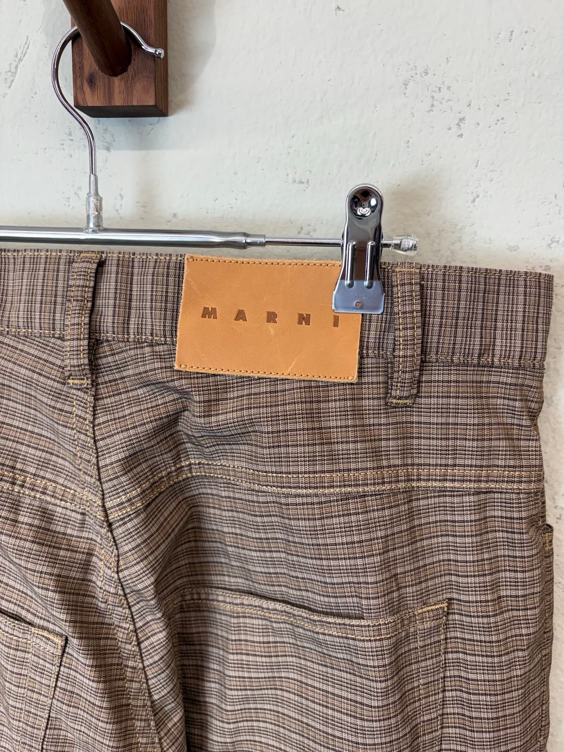 마르니 18ss 체크 팬츠 상품이미지5