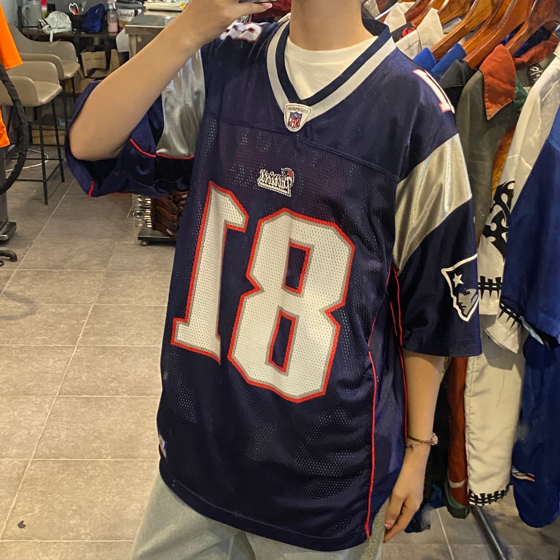 [NO.9] NFL 풋볼 져지 반팔티 네이비 상품이미지3