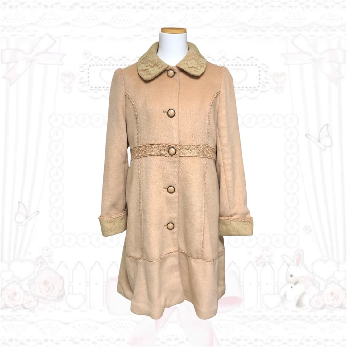 엑시즈팜 히메갸루 라떼갸루 히메카지 코트 상품이미지1