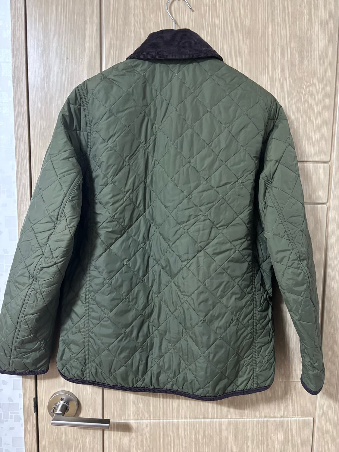 바버 퀄팅 자켓 올리브 상품이미지7