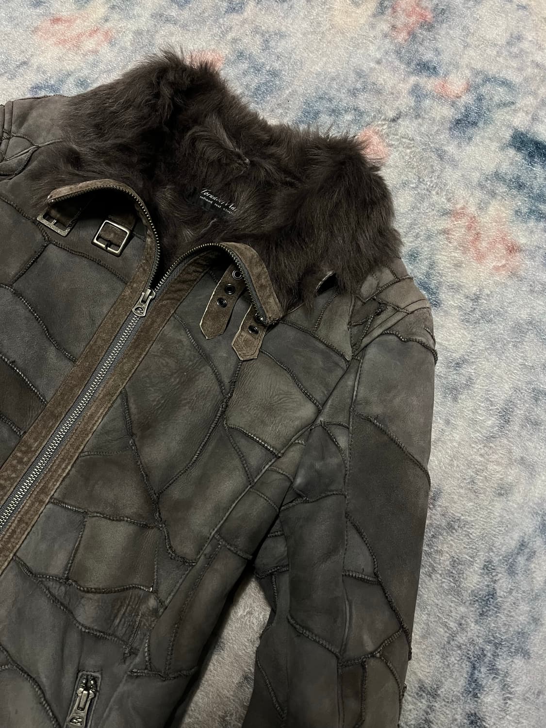 Tornado mart 00s patchwork trimming fur 상품이미지4