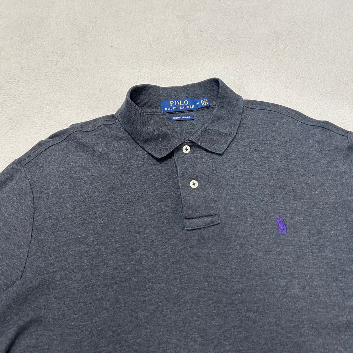 Polo charcoal collar shirt   상품이미지5