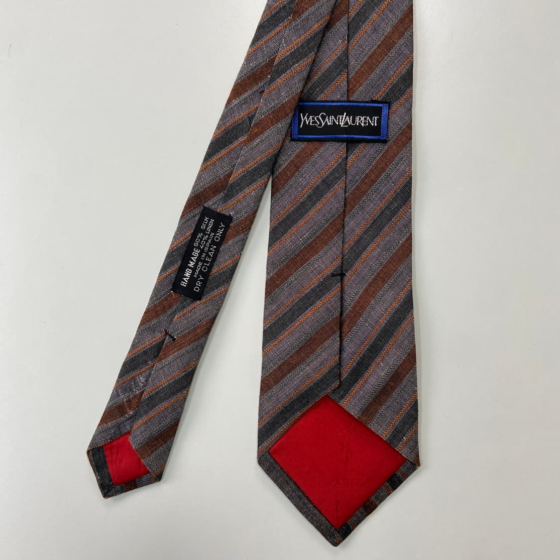 입생로랑(YSL) 심플로고 명품 정품 넥타이 8.6cm 상품이미지3