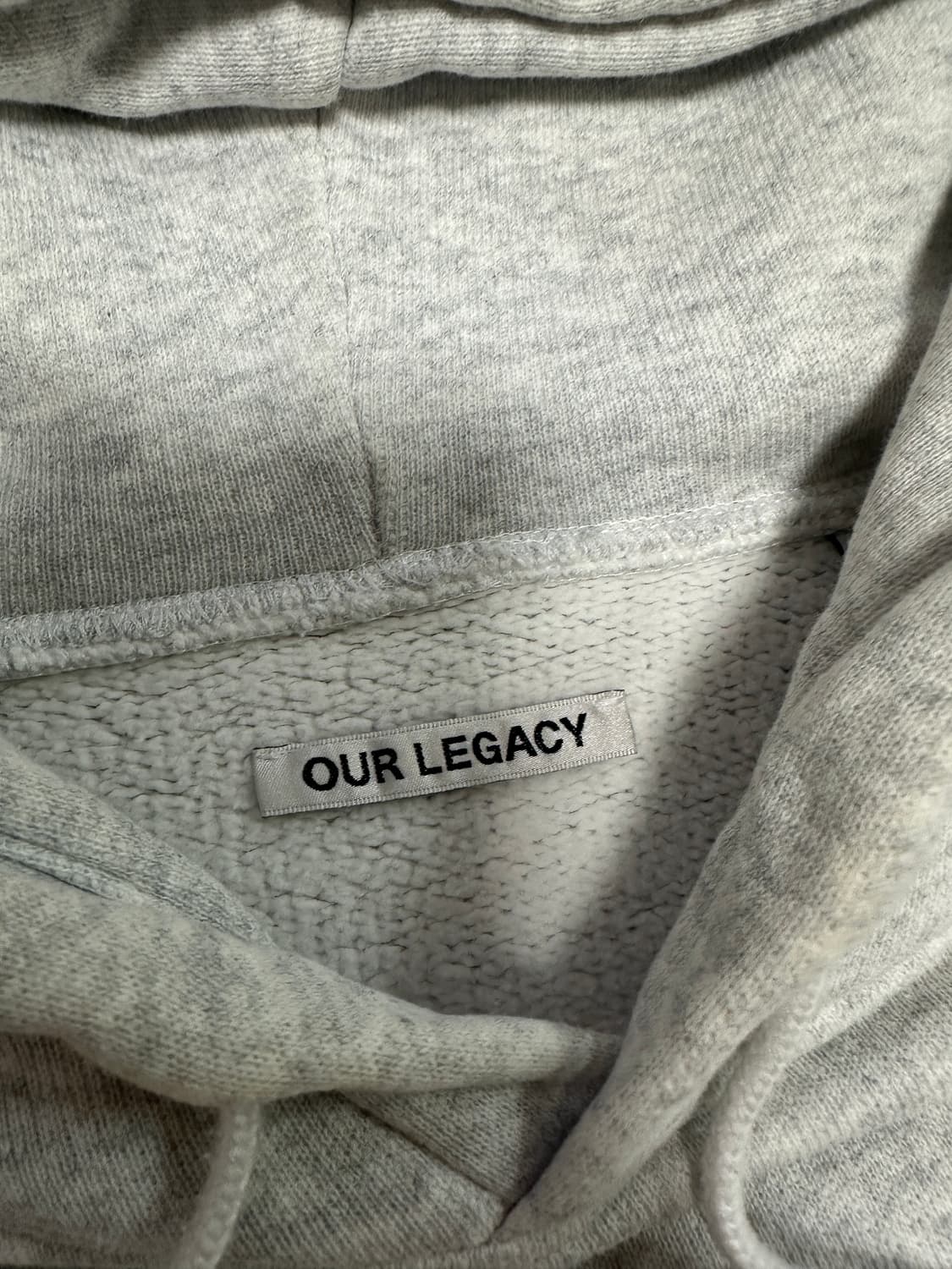 아워레가시 워크샵 후드 음양 그레이 멜란지 48사이즈 상품이미지4