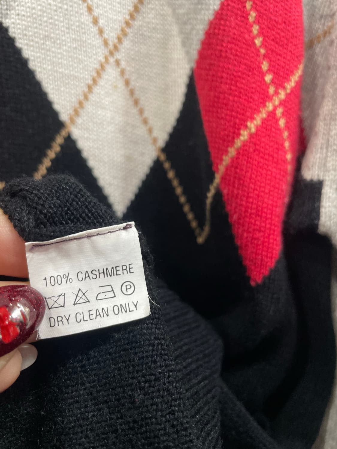 아가일 캐시미어100%니트 터틀넥목폴라티:) 상품이미지4