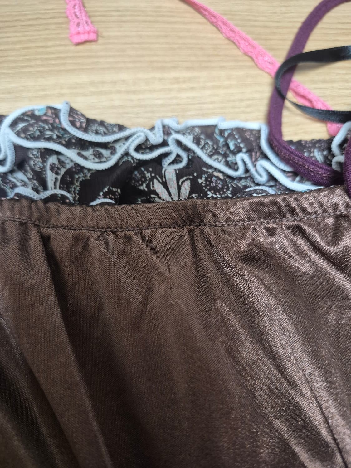 Japanese Vintage  쵸코페이즐리 비치원피스 상품이미지5