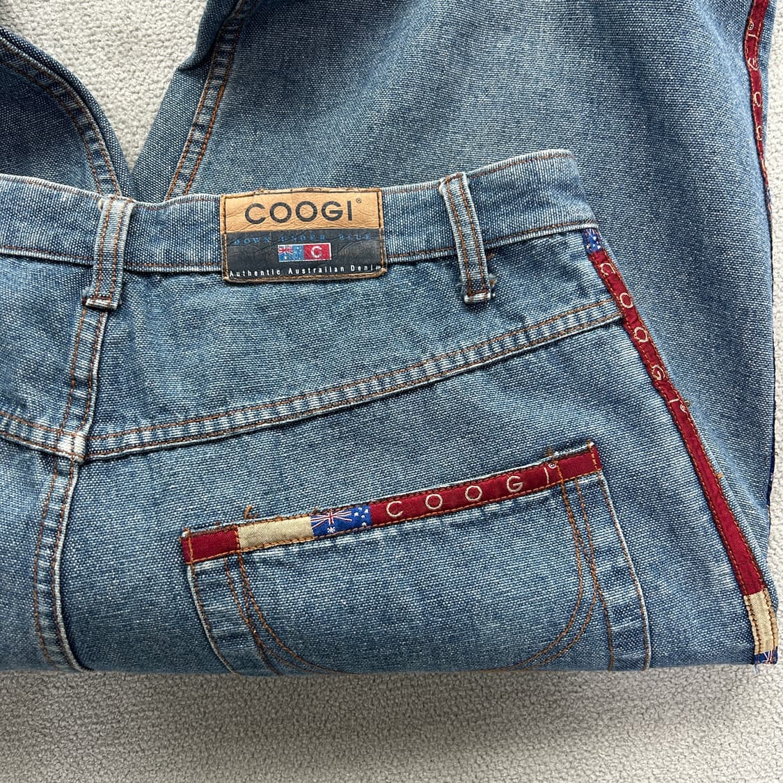 쿠지 COOGI 옆라인 데님 팬츠 L 상품이미지3