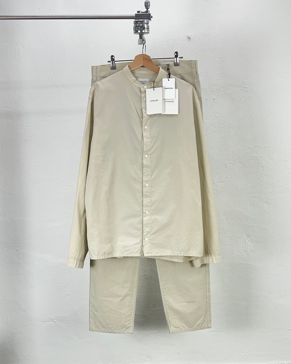 르메르 21ss 컨버터블 넥라인 오버사이즈 셋업 상품이미지1