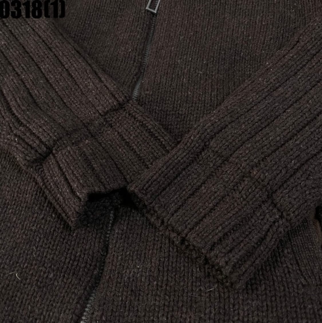 버튼 니트집업 상품이미지4