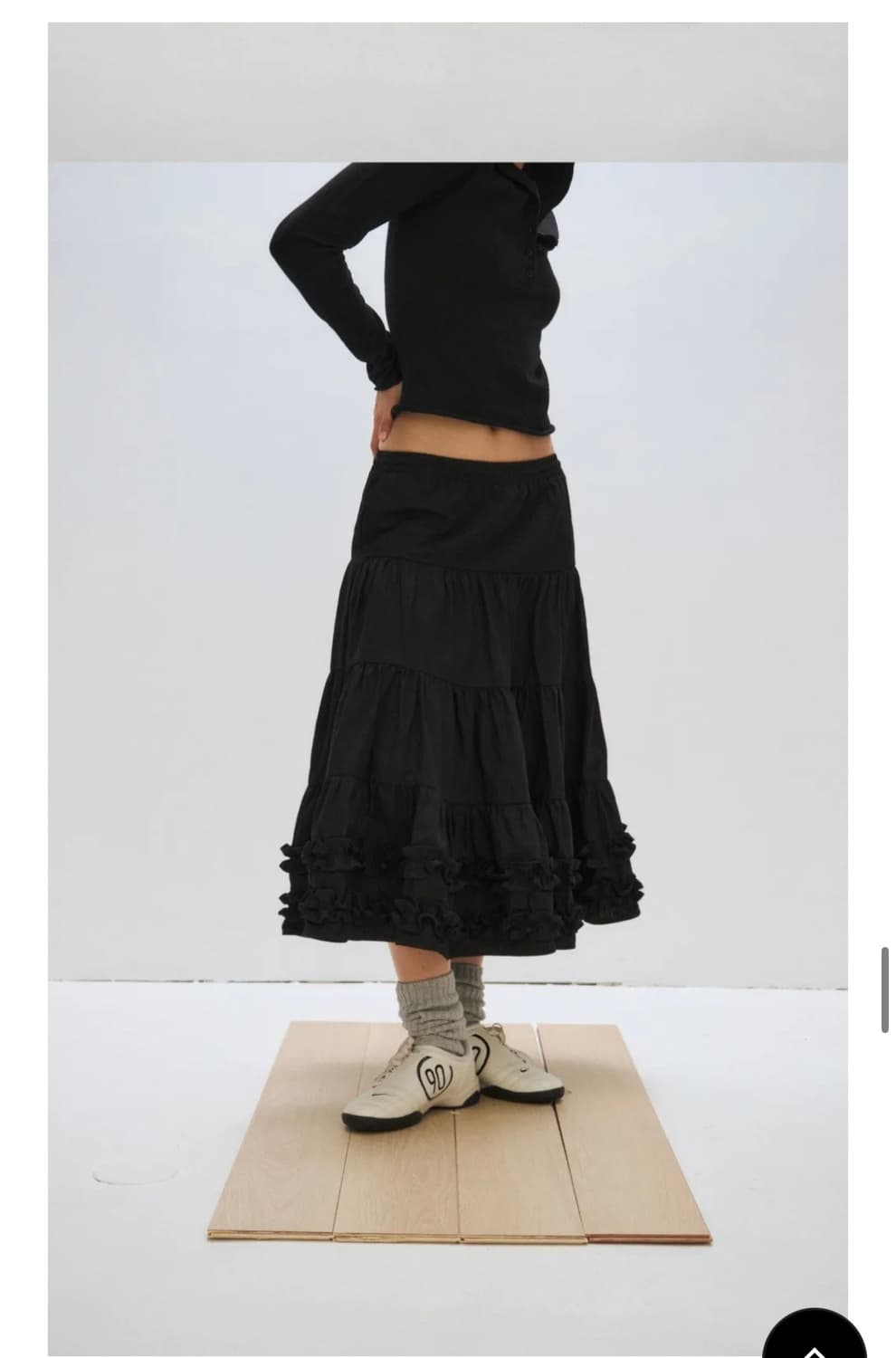 플리즈프로젝트 프릴스커트 상품이미지2